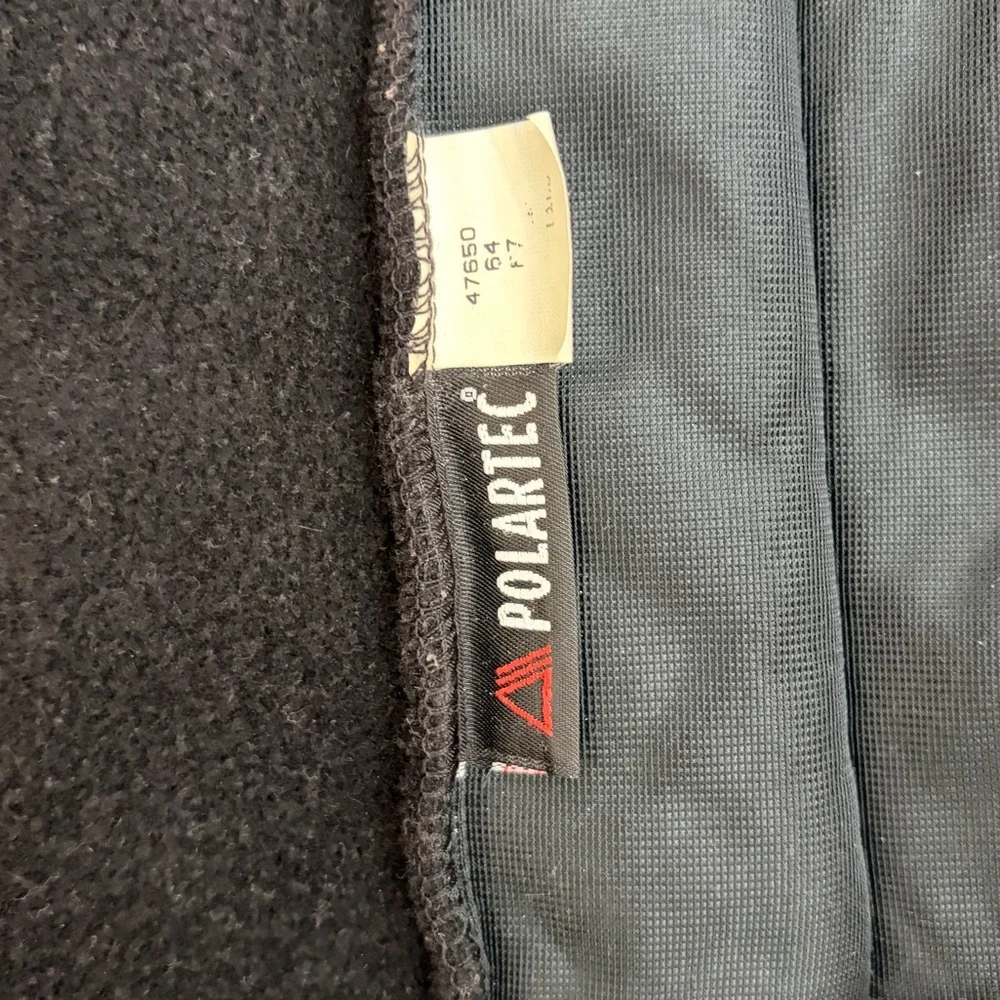 Lands’ End Polartec Fleece Jacket Full Zip Men’s Large Black